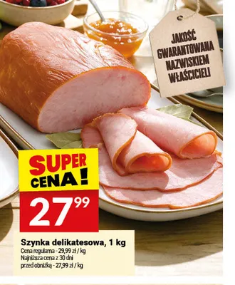 Szynka delikatesowa Białecki Wędzarnia promocja w Twój Market