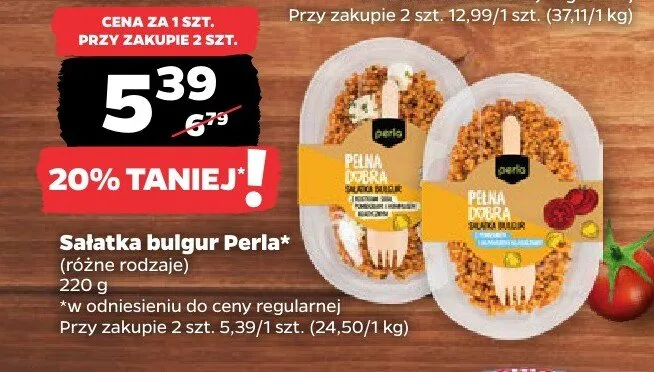 Sałatka bulgur Perla promocja w Netto