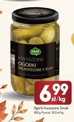 Ogórki kwaszone Smak promocja w Avita