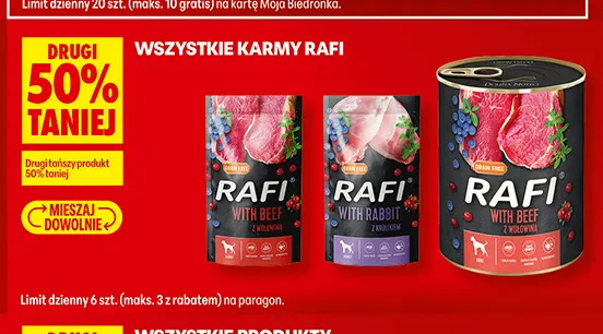 Karmy Rafi promocja w Biedronka