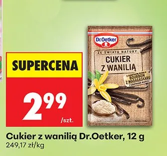 Cukier z wanilią promocja w Biedronka