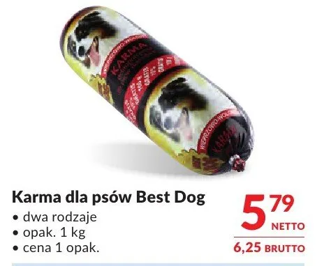 Karma dla psów Best Dog promocja w Makro