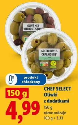 Oliwki z dodatkami Chef Select promocja w Lidl