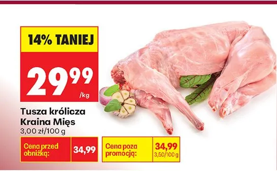 Tusza królicza promocja w Biedronka
