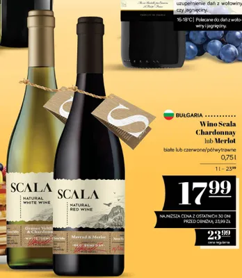 Wino Scala Merlot promocja w POLOmarket