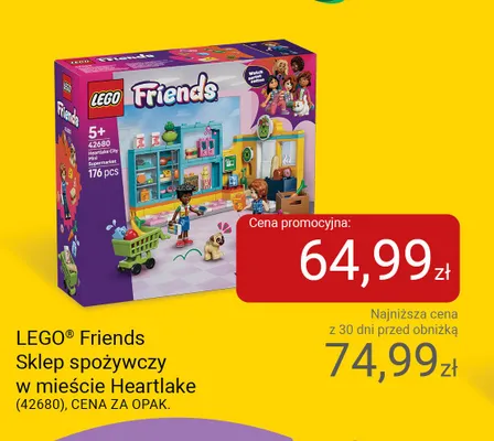 Klocki LEGO Friends Sklep spożywczy w mieście Heartlake 42680 promocja w Smyk