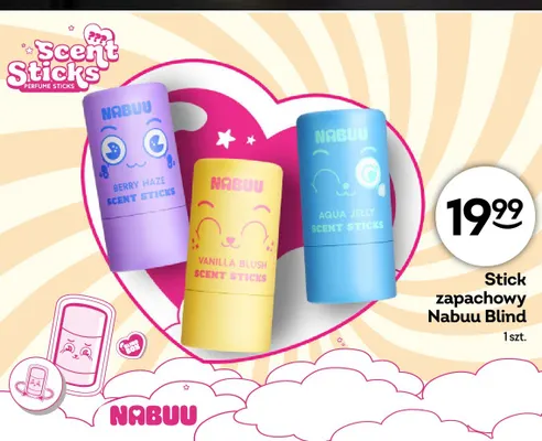 Stick zapachowy Nabuu Vanilla Blush promocja w Żabka