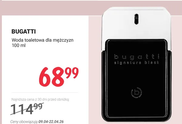 Woda toaletowa dla mężczyzn Signature Black promocja w Rossmann