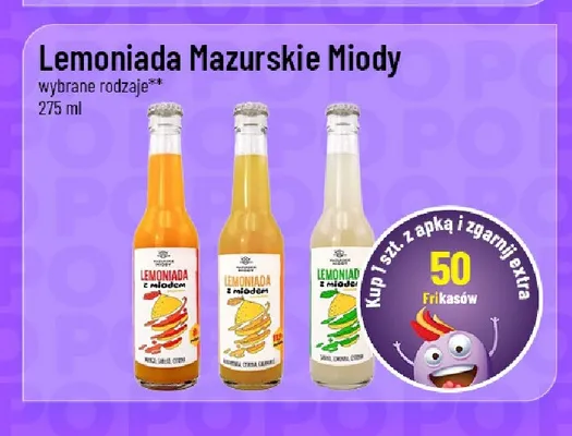 Lemoniada z miodem Mazurskie Miody cytrynowa promocja w POLOmarket