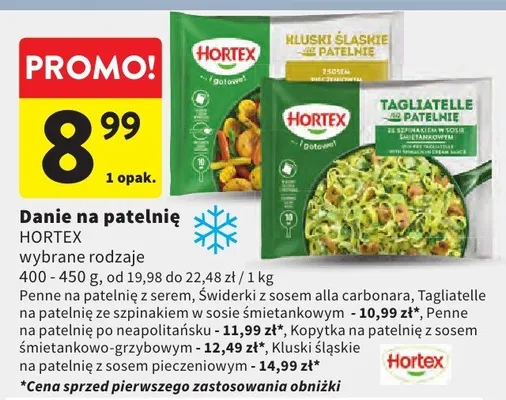 Danie na patelnię wybrane rodzaje promocja w Intermarche
