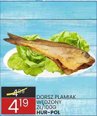 Dorsz płamiak wędzony promocja w Wafelek
