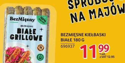 Kiełbaski białe grillowe BezMięsny 180g promocja w Selgros