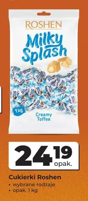 Cukierki Roshen Milky Splash promocja w Odido