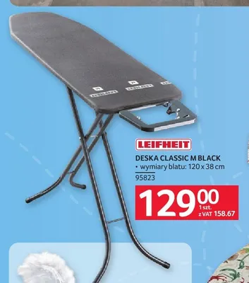 Deska do prasowania Classic M Black Leifheit promocja w Selgros