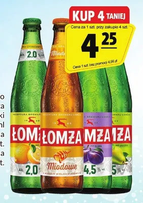 Piwo Łomża Radler Cytrynowy promocja w Prim Market