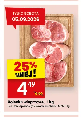 Kolanka wieprzowe promocja w Twój Market