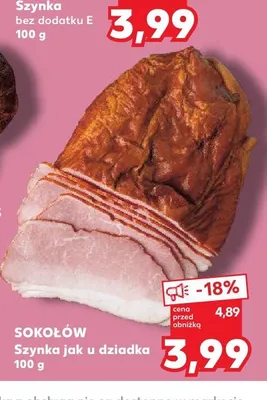 Szynka jak u dziadka Sokołów promocja w Kaufland