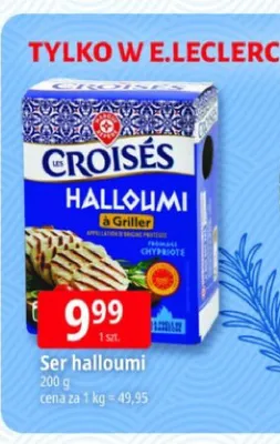 Ser halloumi Croisés promocja w Leclerc
