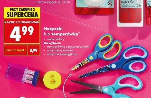 Temperówka z pojemniczkiem Herlitz promocja w Biedronka