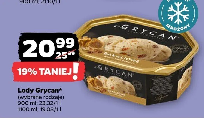 Lody Grycan promocja w Netto