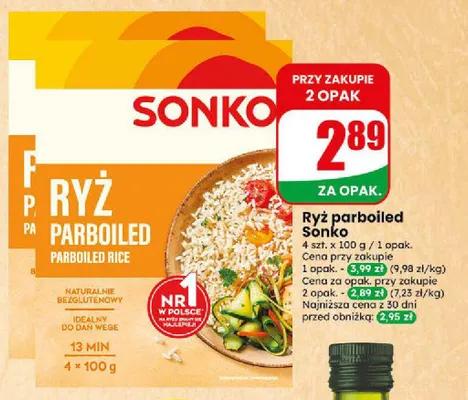 Ryż parboiled Sonko promocja w Dino
