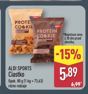 Ciastko Aldi Sports promocja w Aldi