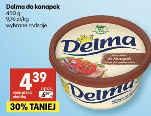 Delma do kanapek promocja w Delikatesy Centrum