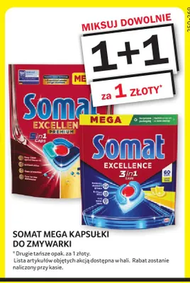 Kapsułki do zmywarki Somat Mega promocja w Selgros