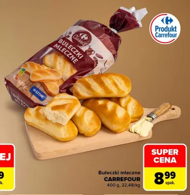 Bułeczki mleczne Carrefour promocja w Carrefour