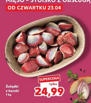 Żołądki z kaczki promocja w Kaufland