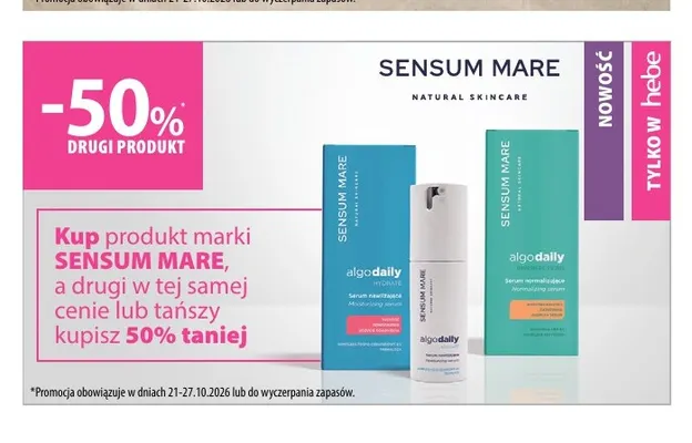 Produkty marki Sensum Mare promocja w Hebe