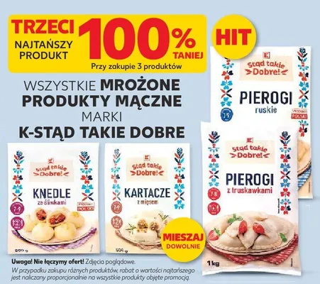 Pierogi ruskie Stąd Takie Dobre! promocja w Kaufland
