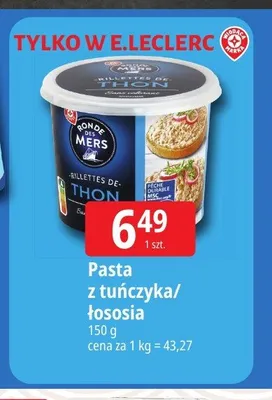 Pasta z tuńczyka Ronde des Mers promocja w Leclerc