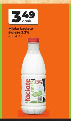 Mleko Łaciate świeże 3,2% promocja w Odido