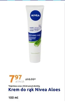 Krem do rąk Nivea Aloes promocja w Action