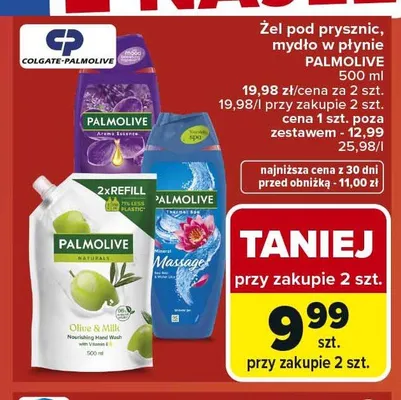 Mydło w płynie Palmolive Naturals Olive & Milk promocja w Carrefour