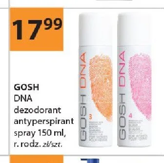 Dezodorant antyperspirant spray GOSH DNA promocja w Drogerie Laboo