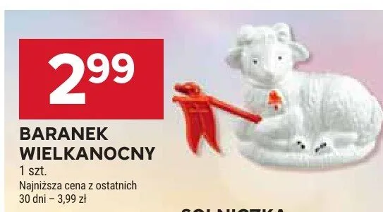 Baranek wielkanocny promocja w Stokrotka