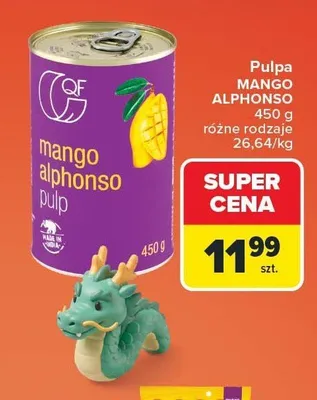 Pulpa mango Alphonso QF promocja w Carrefour