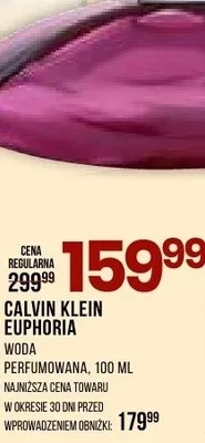 Woda perfumowana Calvin Klein Euphoria promocja w Drogerie Natura