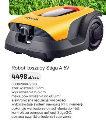 Robot koszący A 6V Stiga promocja w Castorama
