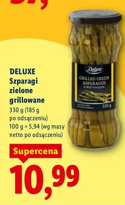 Szparagi zielone grillowane promocja w Lidl