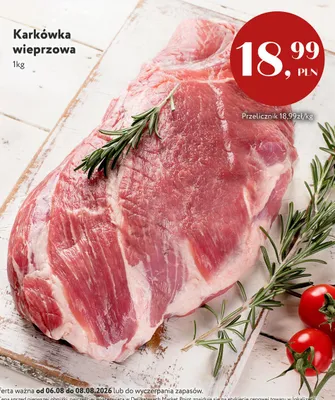 Karkówka wieprzowa promocja w Market Point