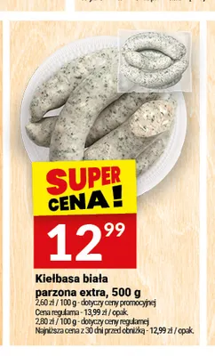 Kiełbasa biała parzona extra Białecki Wędzarnia promocja w Twój Market