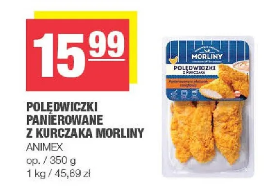 Polędwiczki panierowane z kurczaka Morliny promocja w SPAR