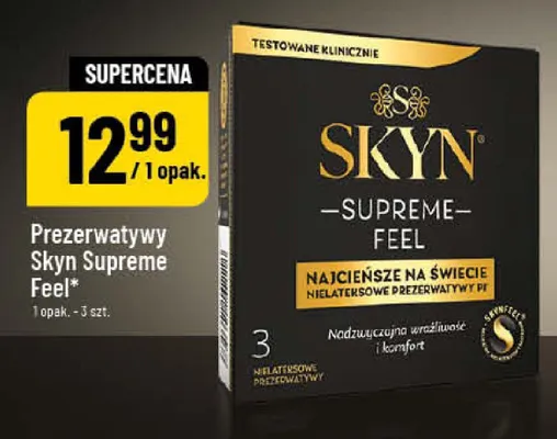 Prezerwatywy Skyn Supreme Feel promocja w POLOmarket