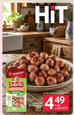 Parówki Sokoliki Foodbolówki Sokołów promocja w Selgros