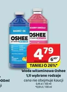 Woda witaminowa Oshee Magnez + B6 promocja w Delfin