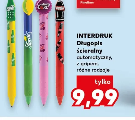 Długopis ścieralny automatyczny Interdruk Coca-Cola promocja w BACK TO SCHOOL