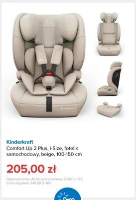 Fotelik samochodowy Comfort Up 2 Plus i-Size Kinderkraft promocja w Smyk